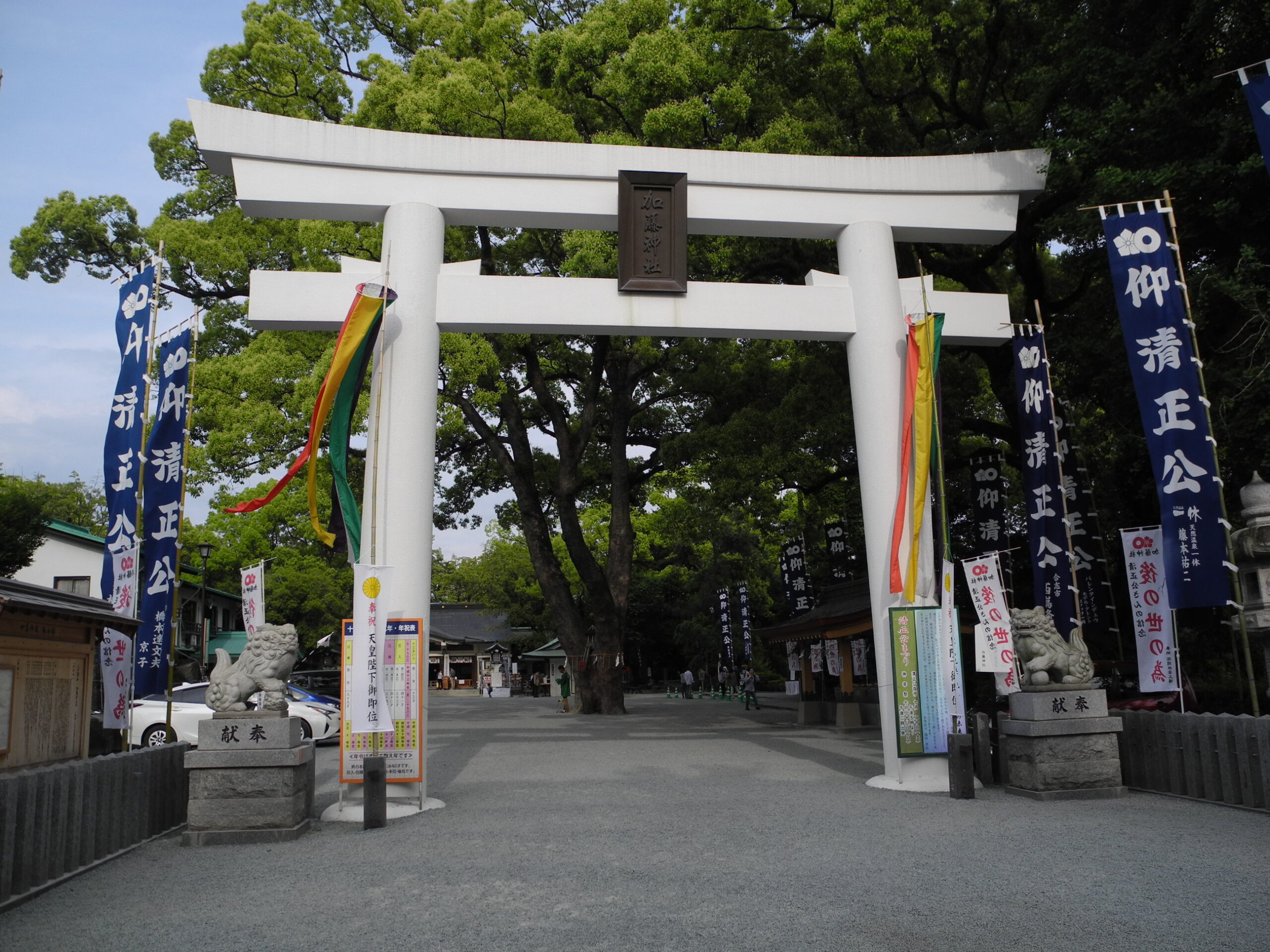 加藤神社 鳥居（熊本城内）